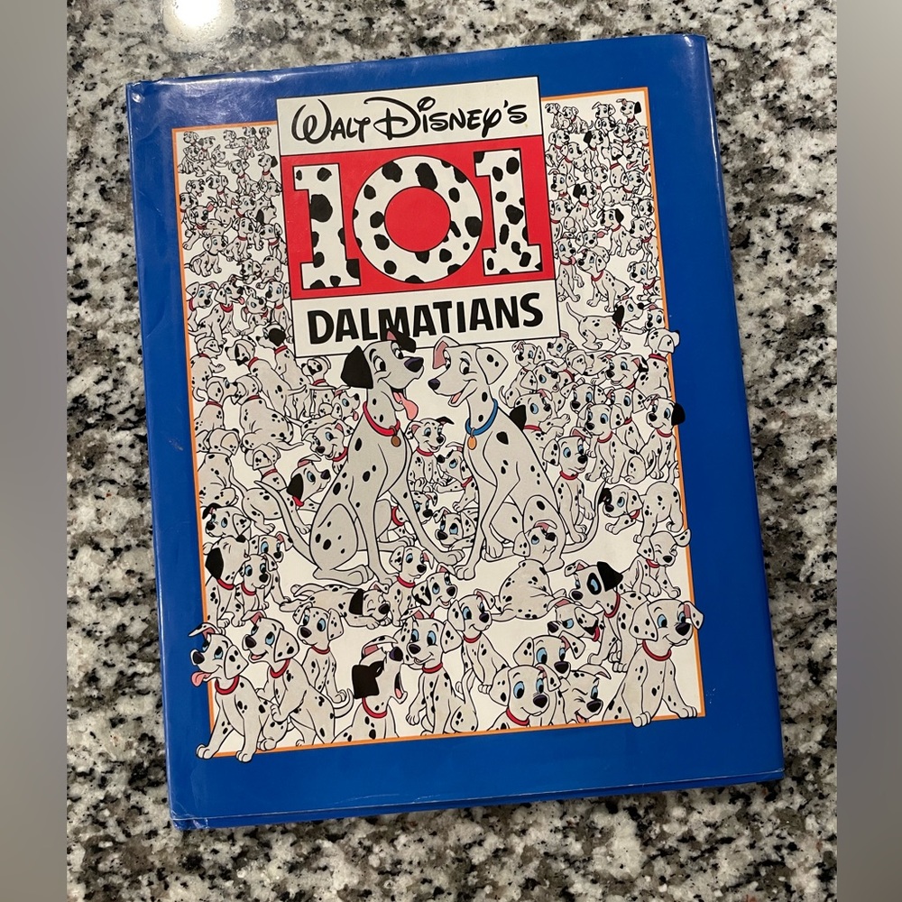 Walt Disney's 101 Dalmatians 1991 First Edition Hardcover Book With Dust Jacket